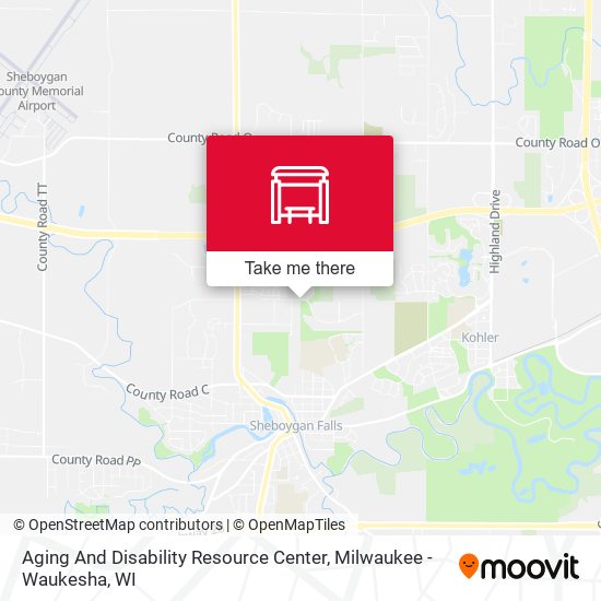 Aging And Disability Resource Center map