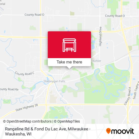 Mapa de Rangeline Rd & Fond Du Lac Ave