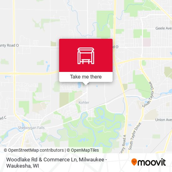 Mapa de Woodlake Rd & Commerce Ln
