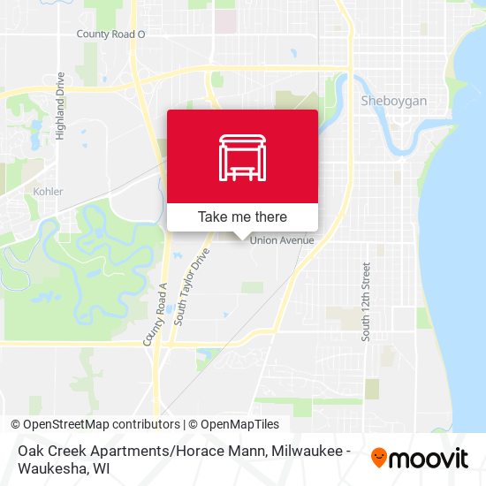 Mapa de Oak Creek Apartments / Horace Mann
