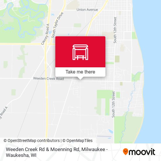 Weeden Creek Rd & Moenning Rd map