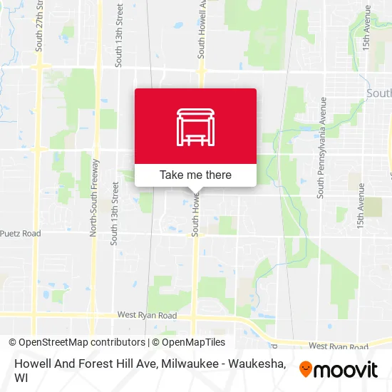 Mapa de Howell And Forest Hill Ave
