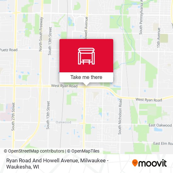 Mapa de Ryan Road And Howell Avenue