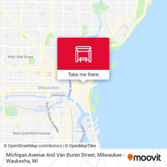 Mapa de Michigan Avenue And Van Buren Street