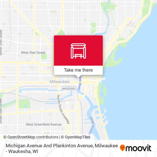 Michigan Avenue And Plankinton Avenue map