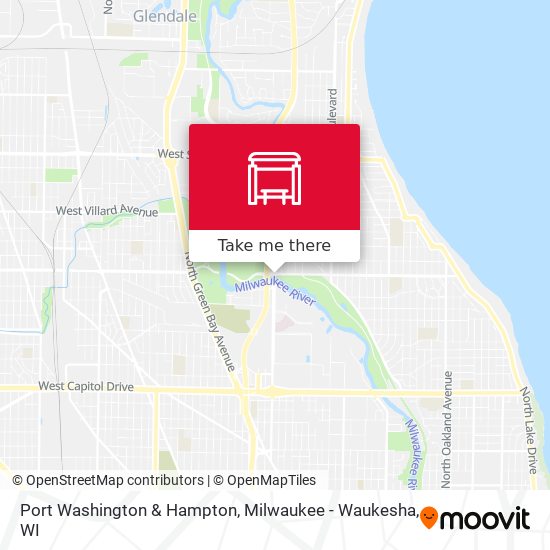Port Washington & Hampton map