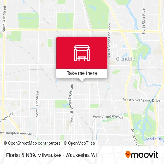 Florist & N39 map