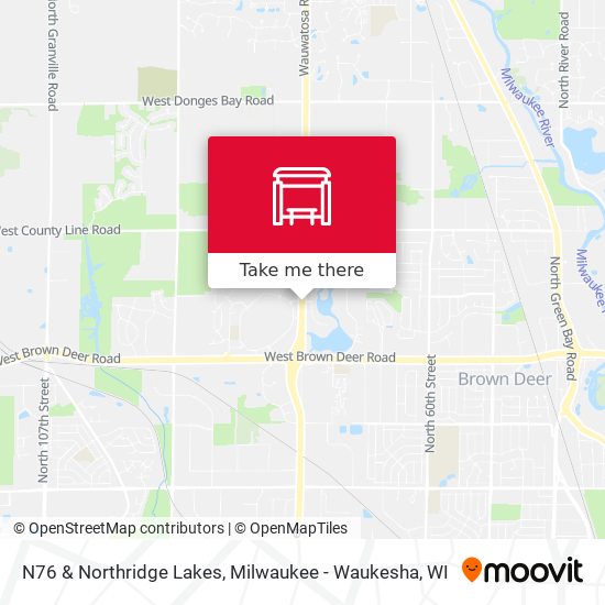 Mapa de N76 & Northridge Lakes