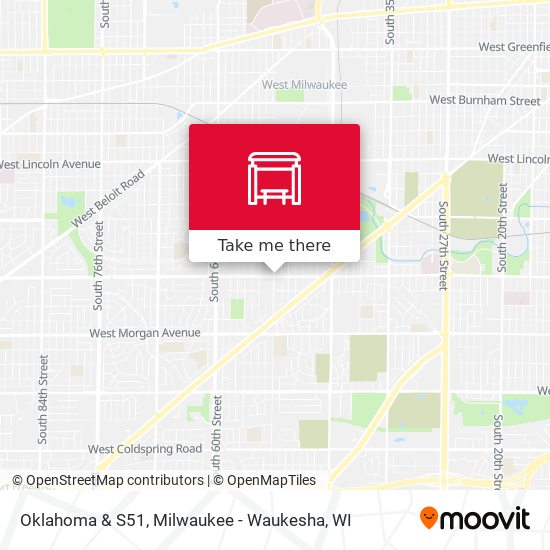 Mapa de Oklahoma & S51