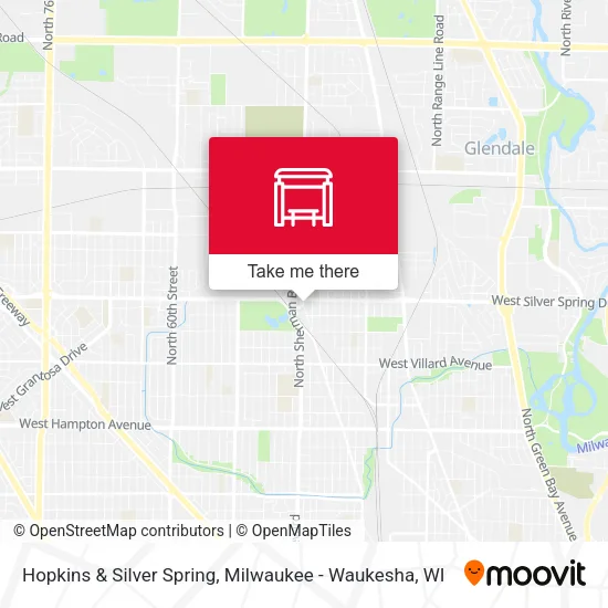 Hopkins & Silver Spring map