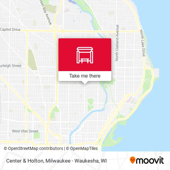 Center & Holton map