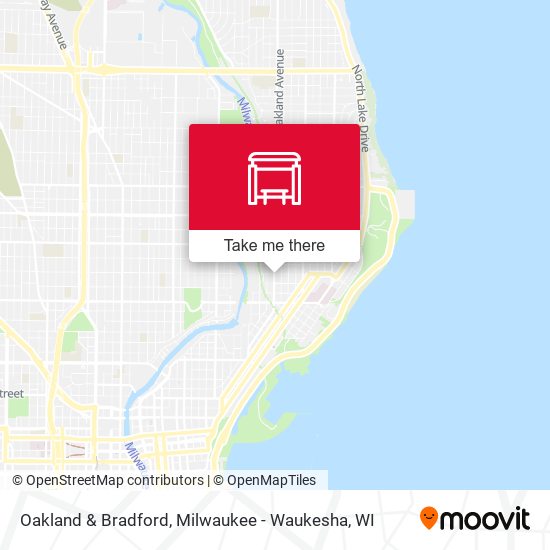 Oakland & Bradford map