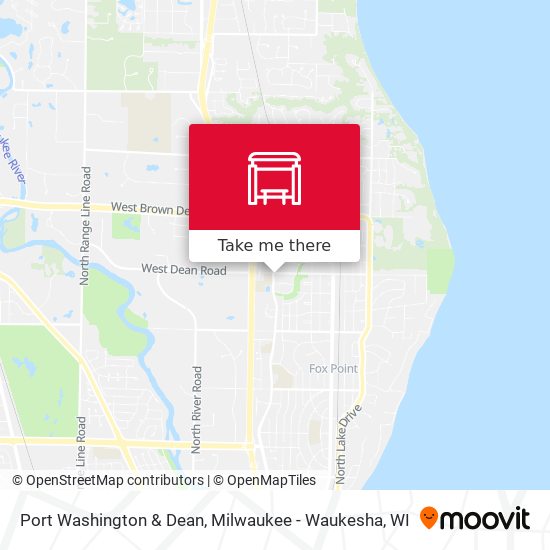 Port Washington & Dean map