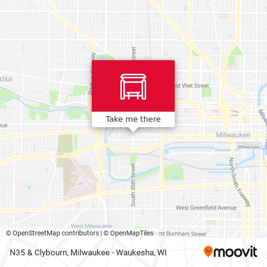 N35 & Clybourn map