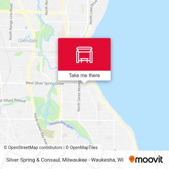 Mapa de Silver Spring & Consaul