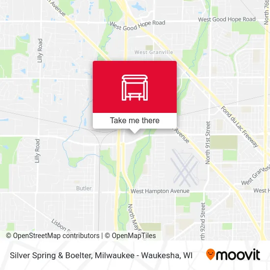 Silver Spring & Boelter map