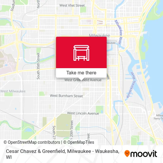 Cesar Chavez  & Greenfield map