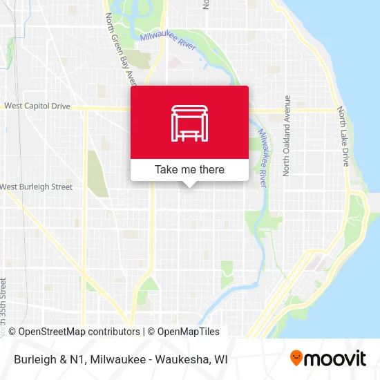 Burleigh & N1 map