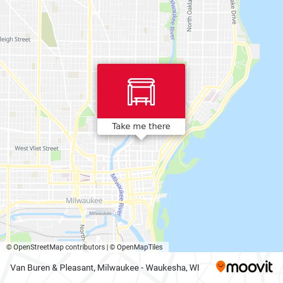 Van Buren & Pleasant map
