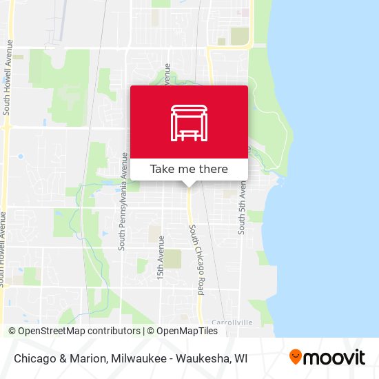 Chicago & Marion map