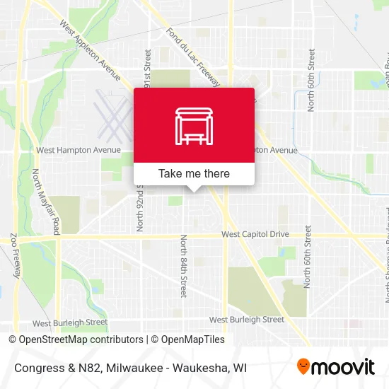 Mapa de Congress & N82