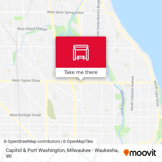 Mapa de Capitol & Port Washington