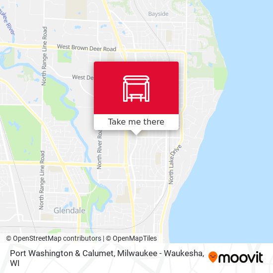 Port Washington & Calumet map