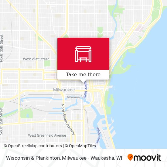 Wisconsin & Plankinton map