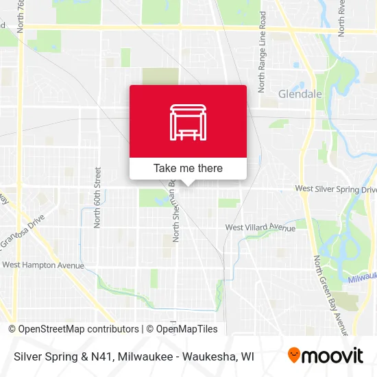 Silver Spring & N41 map