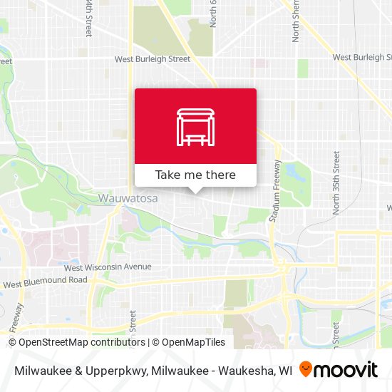 Mapa de Milwaukee & Upperpkwy