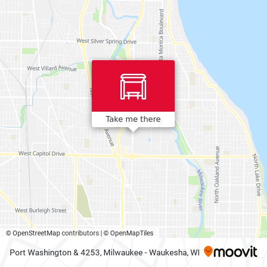Port Washington & 4253 map