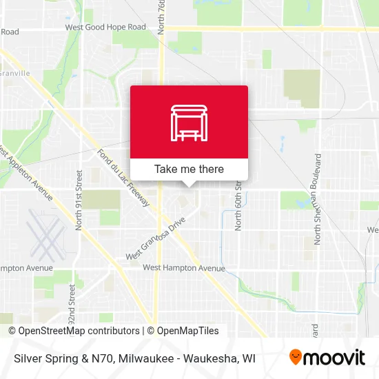 Silver Spring & N70 map