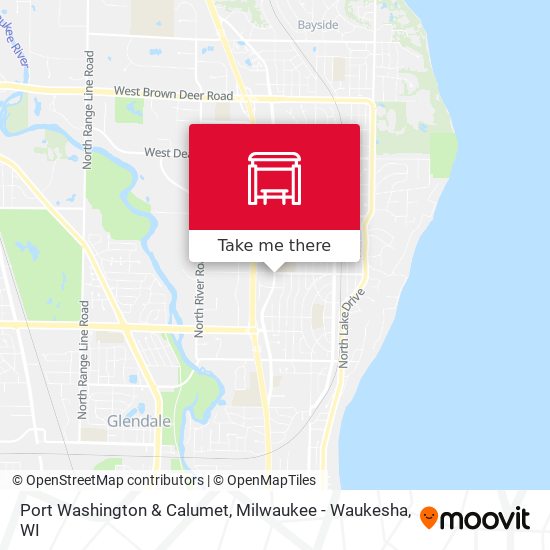 Port Washington & Calumet map