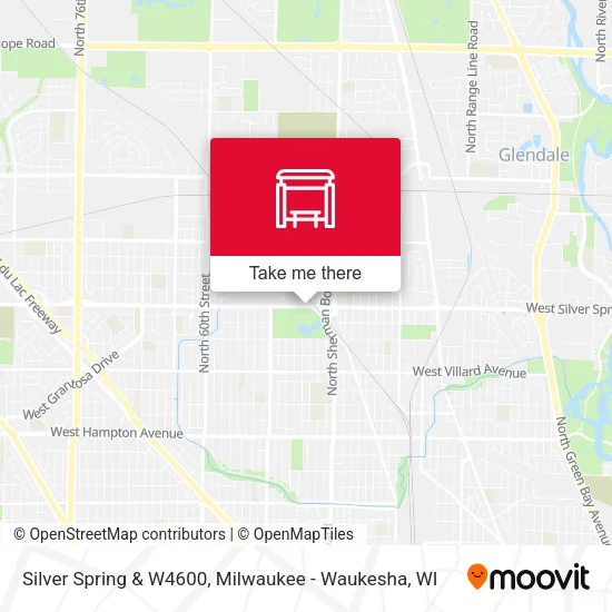 Mapa de Silver Spring & W4600