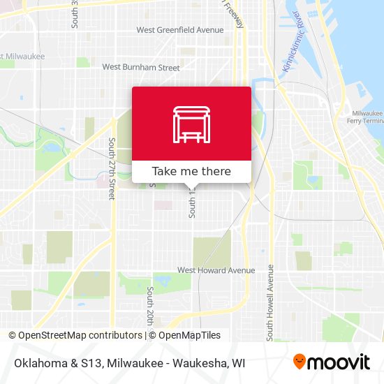 Mapa de Oklahoma & S13