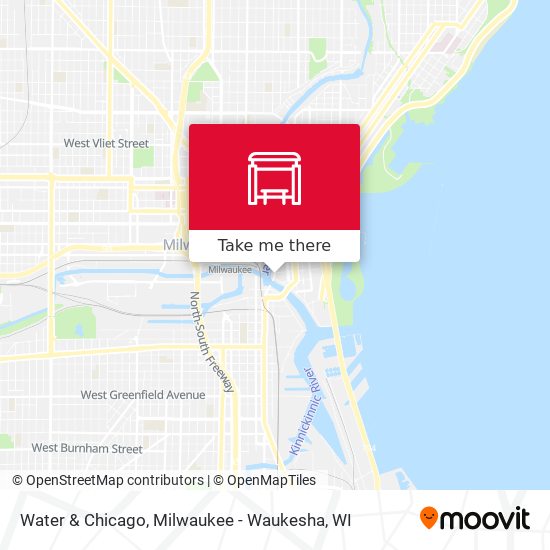 Mapa de Water & Chicago