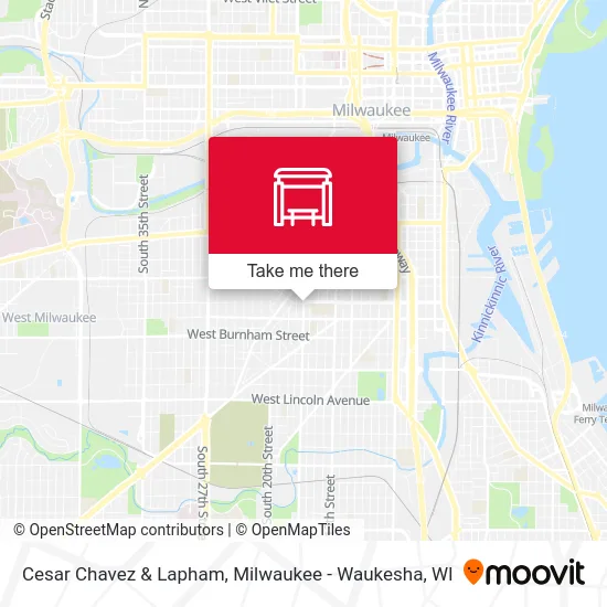 Cesar Chavez & Lapham map