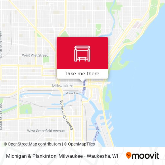 Michigan & Plankinton map