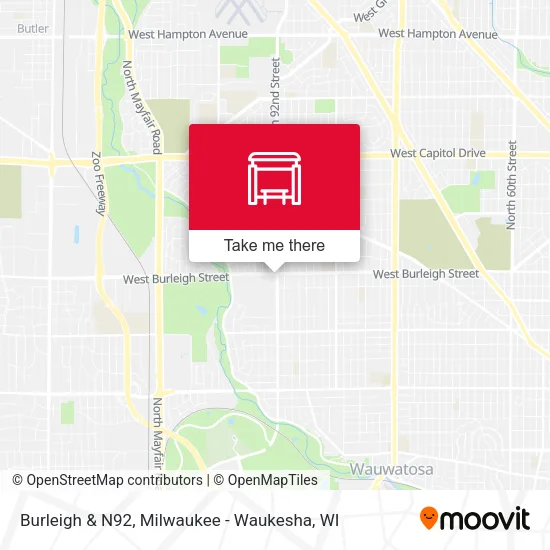 Burleigh & N92 map