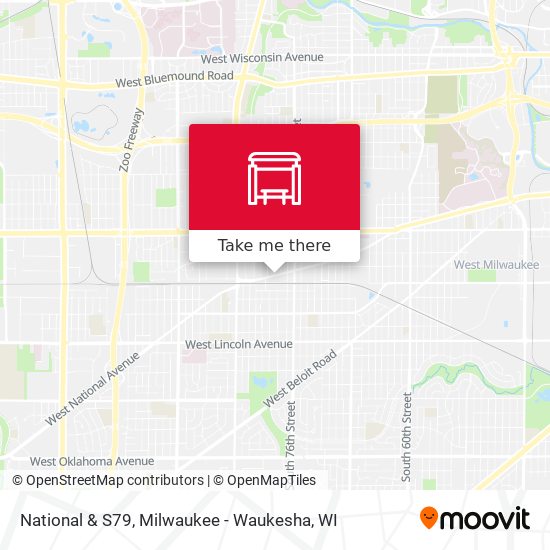 National & S79 map