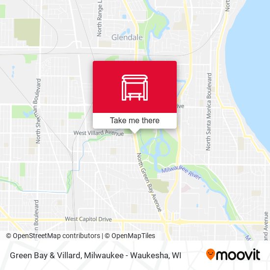 Green Bay & Villard map