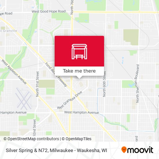 Silver Spring & N72 map