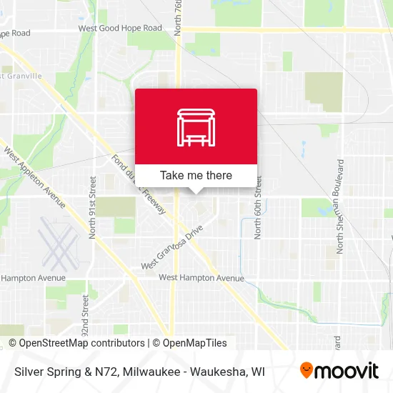 Silver Spring & N72 map