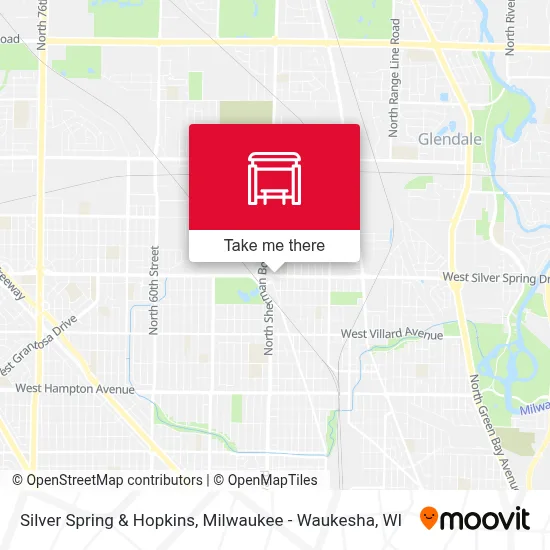 Silver Spring & Hopkins map