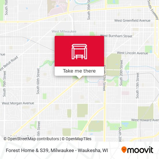 Forest Home & S39 map