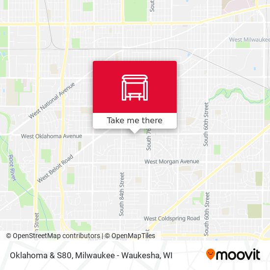 Mapa de Oklahoma & S80