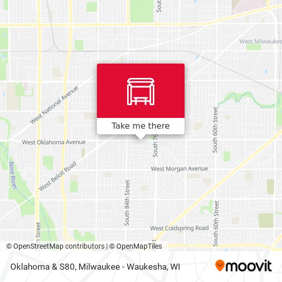 Oklahoma & S80 map
