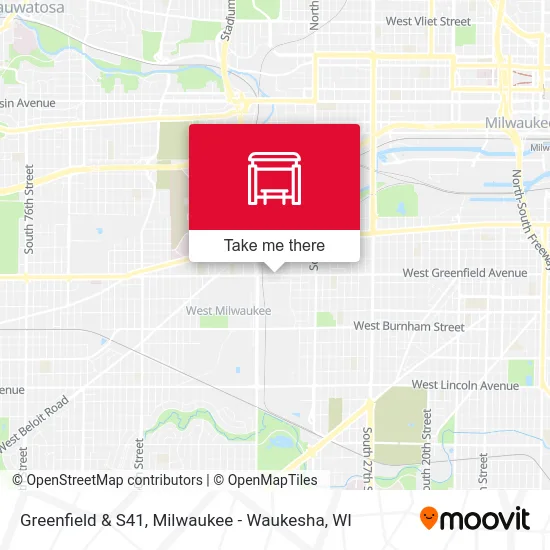 Greenfield & S41 map
