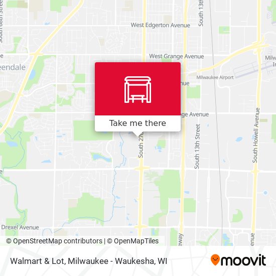Walmart & Lot map