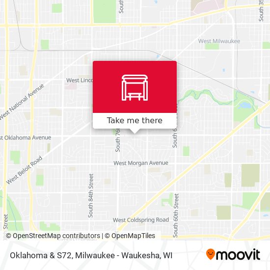 Oklahoma & S72 map